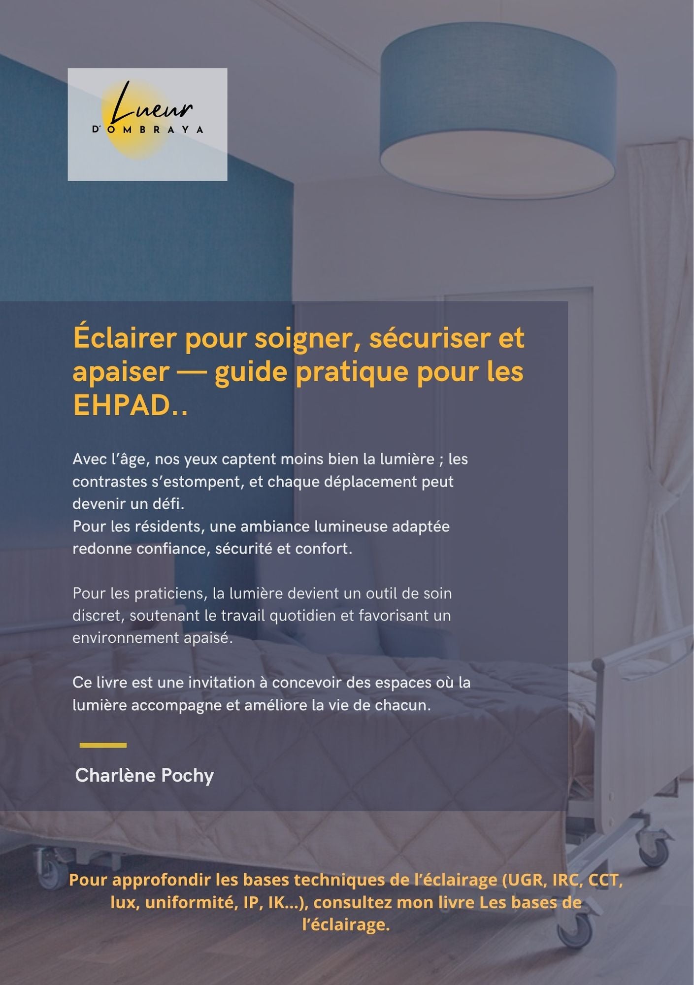 Livre Comment éclairer son EHPAD  Appliquer la lumière aux espaces de soin et de vie. (Copie)
